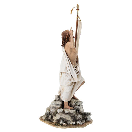 Jezus Zmartwychwstały, Angela Tripi, terakota, 30 cm 6
