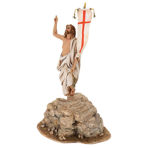 Jesus ressuscitado Angela Tripi terracota 30 cm 7