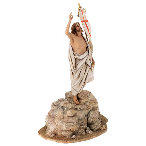 Jesus ressuscitado Angela Tripi terracota 30 cm 9