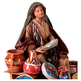 Vendedora vasos terracota 10 cm Angela Tripi