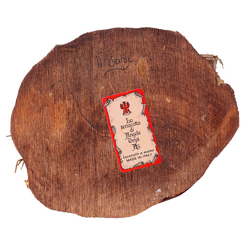 Vendedor de pombos com cestos 13 cm Angela Tripi 6