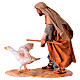 Pastore con oca che corre 13 cm Angela Tripi s5