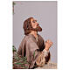 Jesus in prayer in the Garden of Olives with apostle, 30 cm Easter Creche by Angela Tripi s10