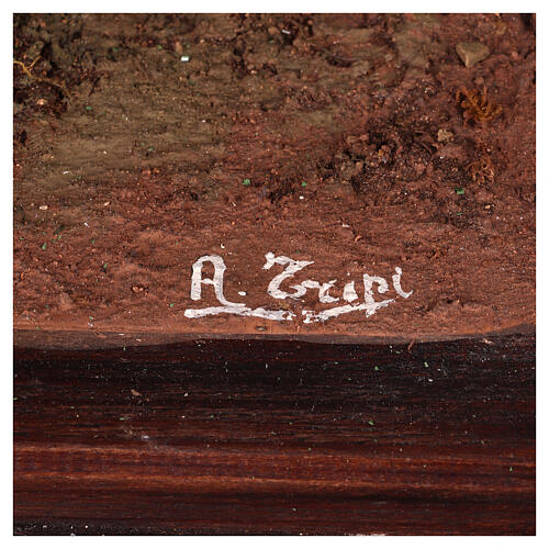 Jesus praying in Gethsemane with Apostle 30 cm Angela Tripi 14