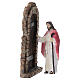 Set Gesù che bussa alla porta 10 cm resina dipinta presepe pasquale s3