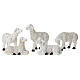 Jesus Good Shepherd Set 10 cm painted resin Easter nativity s4