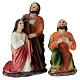Set Ascensione di Gesù 15 cm resina dipinta presepe pasquale s5