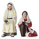 Set Jesús y la samaritana del pozo 9 cm resina pintada belén pascual s2