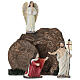 Resurrection of Jesus, set for 10 cm painted resin Easter Creche s1