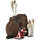 Set Résurrection de Jésus 10 cm résine peinte crèche de Pâques s5