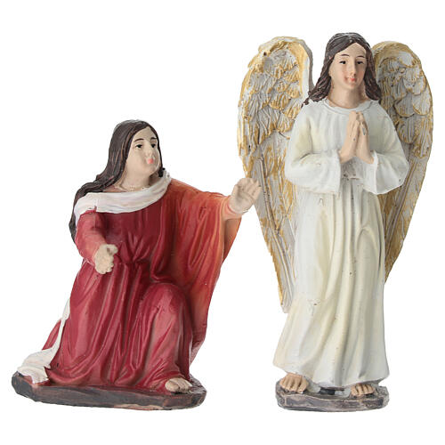 Set Resurrezione di Gesù 10 cm resina dipinta presepe pasquale 4