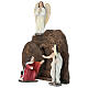 Set Resurrezione di Gesù 10 cm resina dipinta presepe pasquale s3