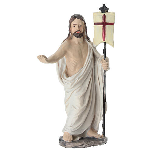 Resurrection of Jesus Set 10 cm painted resin Easter nativity scene 2