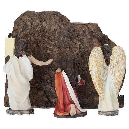 Resurrection of Jesus Set 10 cm painted resin Easter nativity scene 7