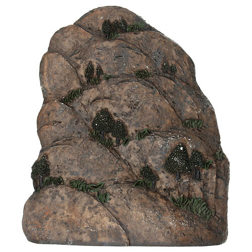 Set Jesus als Samariter und Heilige Veronika 15 cm handbemalte Harz für Osterkrippe 3