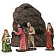 Set Jesús samaritano y Santa Verónica 15 cm resina pintada belén pascual s1