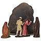 Set Jesús samaritano y Santa Verónica 15 cm resina pintada belén pascual s5