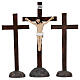 Set Kreuzigung Jesu 10 cm aus bemalter Harz für Osterkrippe s6