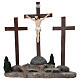 Set crucifixión de Jesús 10 cm resina pintada belén pascual s4