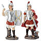 Set crucifixión de Jesús 10 cm resina pintada belén pascual s8