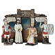 Jesus' trial set, 10 cm painted resin Easter Creche s1