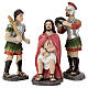 Set coronazione di spine 10 cm resina dipinta presepe pasquale s2