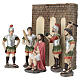 Set coronazione di spine 10 cm resina dipinta presepe pasquale s3