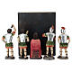 Set coronazione di spine 10 cm resina dipinta presepe pasquale s7
