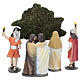 Conjunto beijo de Judas 10 cm resina pintada presepio pascal s6