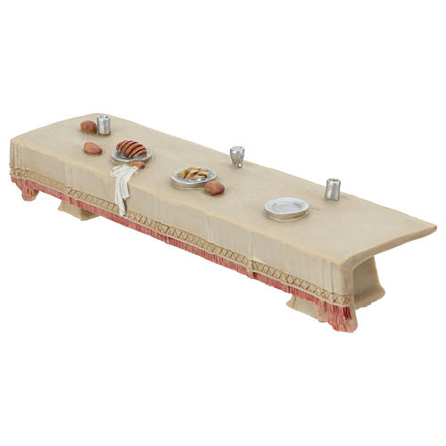 Last Supper set for 10 cm painted resin Easter Creche 10