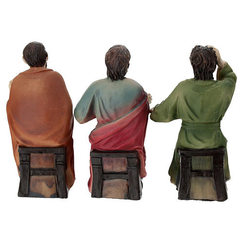 Last Supper set for 10 cm painted resin Easter Creche 14