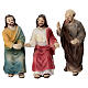 Last Supper set for 10 cm painted resin Easter Creche s7
