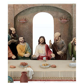 Set ultima cena 10 cm resina dipinta presepe pasquale