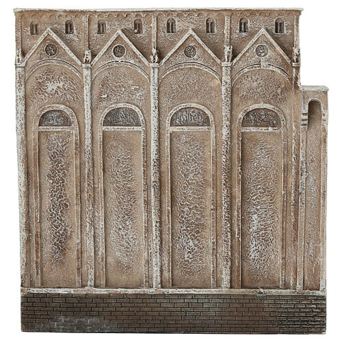 Set cacciata dei mercanti dal tempio 10 cm resina dipinta presepe pasquale 6