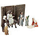Scène de l'entrée de Jésus à Jérusalem 10 cm résine peinte crèche de Pâques s3