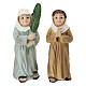 Scène de l'entrée de Jésus à Jérusalem 10 cm résine peinte crèche de Pâques s4