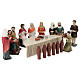 Set tramutazione dell'acqua in vino 10 cm resina dipinta presepe pasquale s3