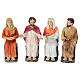 Set tramutazione dell'acqua in vino 10 cm resina dipinta presepe pasquale s4