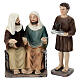 Set tramutazione dell'acqua in vino 10 cm resina dipinta presepe pasquale s7