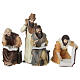 Jesus finding at the temple for 10 cm painted resin Easter Creche s4