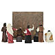 Jesus finding at the temple for 10 cm painted resin Easter Creche s7