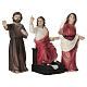 Finding of Jesus in the temple set 10 cm painted resin Easter nativity s2