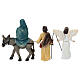 Set fuga in Egitto 10 cm resina dipinta presepe pasquale s7