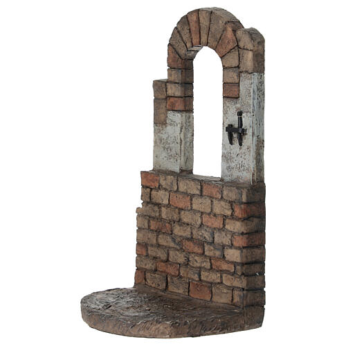 Ensemble Sainte Famille à l'atelier du menuisier en résine peinte 10 cm crèche de Pâques 6