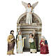 Set presentazione Gesù al tempio 10 cm resina dipinta presepe pasquale s1
