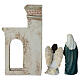 Set annunciazione Beata Vergine Maria 10 cm resina dipinta presepe pasquale s5