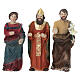 Mary and Joseph's wedding set for 10 cm painted resin Easter Creche s2