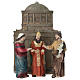 Set sposalizio di Maria e Giuseppe 10 cm resina dipinta presepe pasquale s1