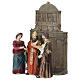 Set sposalizio di Maria e Giuseppe 10 cm resina dipinta presepe pasquale s3