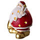 Papá Noel portavela 15 cm porcelana s3